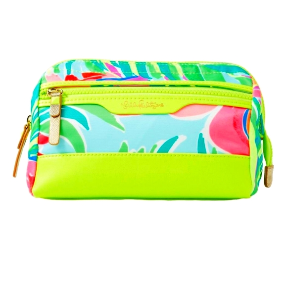 Bags Lilly Pulitzer Lime Green Makeup Bag New With No Tags Poshmark